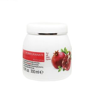 (اصلی/300میل) کرم صورت آبرسان و شفاف کننده انار کلیون  Cliven Pomegranate Juice Face Cream