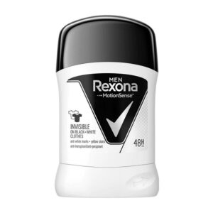 (اصلی) مام استیک ضد تعریق مردانه رکسونا مدل اینویزیبل بلک اند وایت Rexona INVISIBLE BLACK WHITE