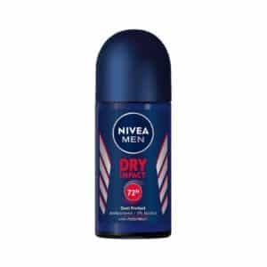 (اصلی) مام رول ضد تعریق مردانه 72 ساعته نیوا اصلی مدل  NIVEA Dry Impact حجم 50 میل