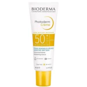 (اصلی/40میل) ضد آفتاب بایودرما فتودرم بی رنگ پوست خشک و حساس  Bioderma Photoderm Creme Spf 50 Sensitive Dry Skin