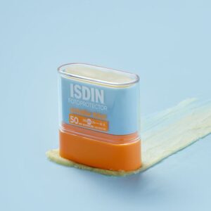 (اصلی/10گرم) ضدآفتاب استیکی ایزدین ISDIN SPF 50 با محافظت بسیار بالا ISDIN Fotoprotector Invisible Stick SPF 50