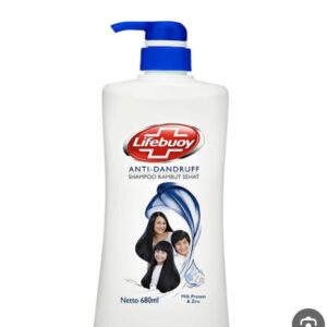 (اصلی اندونزی/680میل) شامپو پمپی لایف بوی آبی مدل ضدشوره Lifebuoy Anti-Dandruff