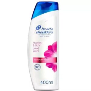 (اصلی عربی/400میل) شامپو هد اند شولدرز صورتی مدل ضدشوره و نرم کننده مناسب خشک و معمولی Head & Shoulders