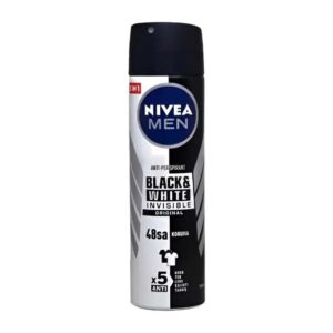 (اصلی آلمان/150میل) اسپری ضد تعریق مردانه نیوا مدل بلک اند وایت NIVEA Black & White invisible