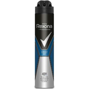 (اصلی ایتالیا/200میل) اسپری ضد تعریق مردانه رکسونا مدل کبالت دری REXONA Cobalt Dry