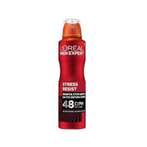 (اصلی فرانسه/250میل) اسپری ضدتعریق لورال قرمز مدل LOREAL STRESS RESIST 48H