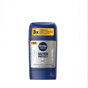 (اصلی آلمان/50میل) مام استیک صابونی نیوا مردانه مدل سیلور پروتکت NIVEA Silver Protect