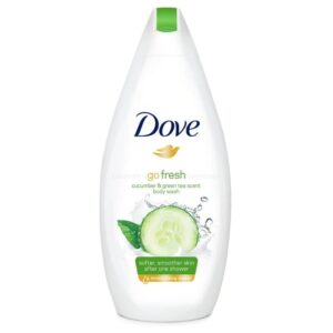 (اصلی امارات/500میل) شامپو بدن داو رایحه خیار مدل DOVE go fresh