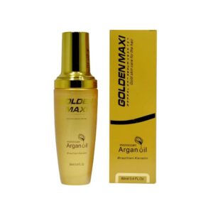 (اصلی/80میل) سرم یا روغن آرگان تقویتی مو گلدن مکسی Golden maxi argan oil