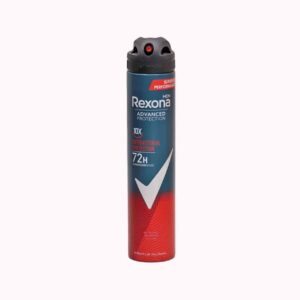 (اصلی ایتالیا/200میل) اسپری ضد تعریق مردانه رکسونا مدل آنتی باکتریال Rexona Antibactrial + Invisible 72H Advanced Protection