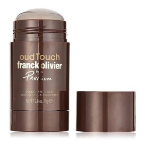 (اصلی فرانسه/75گرم) مام استیک ضد تعریق جامد عود تاچ فاقد الکل فرانک الیور Oud Touch Pressed powder No alcohol stick deodorant Men Franck Olivier