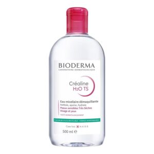 (اصلی فرانسه/500میل) میسلار واتر صورتی بیودرما مناسب پوست خشک و حساس  BIODERMA  Créaline