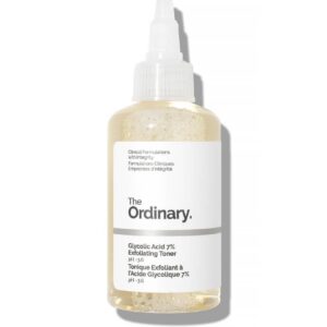 (اصلی/240میل) تونر اوردینری گلایکولیک اسید 7% اکسفولیتینگ لایه بردار ملایم و روشن کننده پوست The Ordinary Glycolic Acid 7% Exfoliating Toner