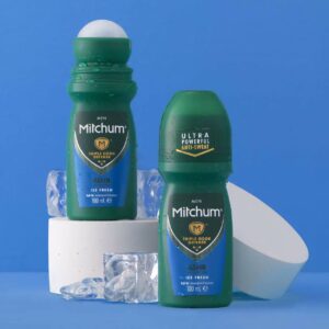 (اصلی آمریکا/100میل) مام رول مایع ضد تعریق میچام مدل آیس فرش Mitchum Ice Fresh
