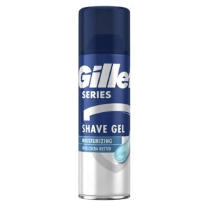 (اصلی انگلیسی/200میل) ژل اصلاح ژیلت آبی مدل Gillette MOISTURISING