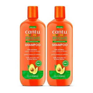 (اصلی آمریکا/400گرم) شامپو کنتو کانتو آبرسان آووکادو مناسب موهای فر و حالت دار  Cantu Hydrating Avocado Shampoo With SheaButter For Curls,Coils,Wavy Hair