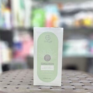 (اصلی چین/ 100میل) ضد آفتاب استلین سبز - مدل فلوئیدی  بی رنگ ترمیم کننده و رطوبت رسانی STELIN SPF 90