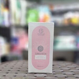 (اصلی چین/ 100میل) ضد آفتاب استلین صورتی - مدل فلوئیدی  بی رنگ ضدلک و تیرگی - جوانسازی پوست STELIN SPF 90