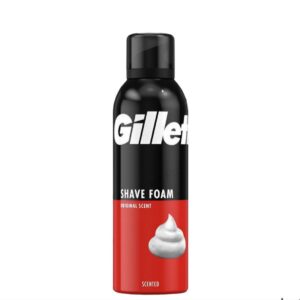 (اصلی آلمانی/200میل) فوم اصلاح ژیلت قرمز مدل اورجینال GILLETTE SHAVE FOAM