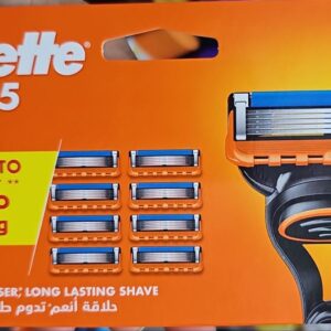 (اصلی آلمانی/8عددی) تیغ یدک ژیلت مدل 5 Fusion بسته 8 عددی